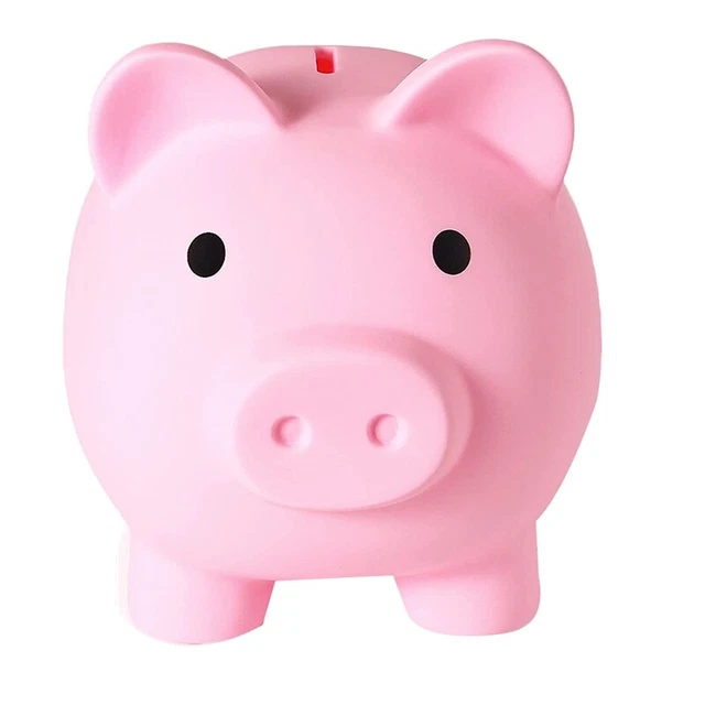 Bank, Unbreakable Plastic Money Bank, Coin Bank for Girls and Boys, L3