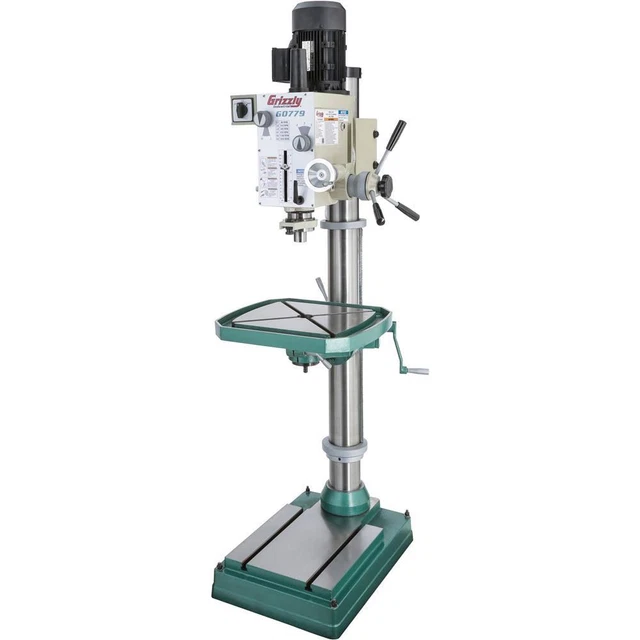 Grizzly G0779 23-3/8" Heavy-Duty Floor Model Gearhead Drill Press