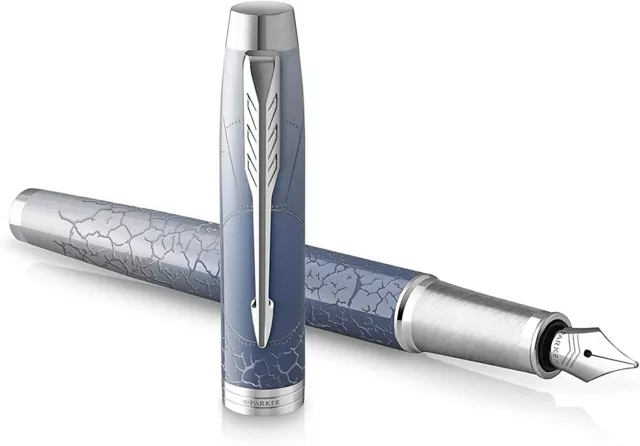 Parker IM Premium Special Edition Fountain Pen Polar Silver New In Box 2153002