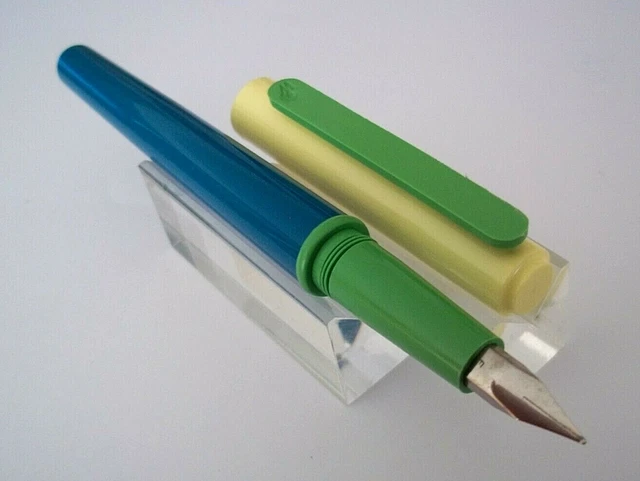 Stylo Plume Waterman Vintage Années 70/80 - Neuf De Stock (Jamais Encré) - Bleu Et Marron
