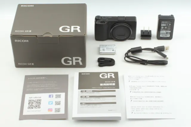 275shot!! [Top MINT In Box] RICOH  GR III GRIII Digital camera Black From JAPAN