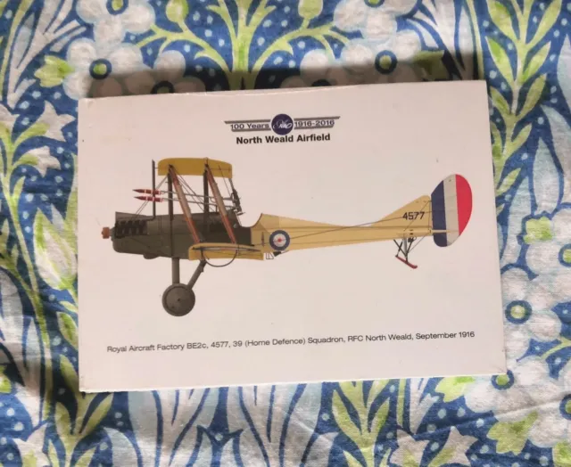 NEW MINT Postcards - 16x North Weald Airfield 100 Years - Various Aircraft