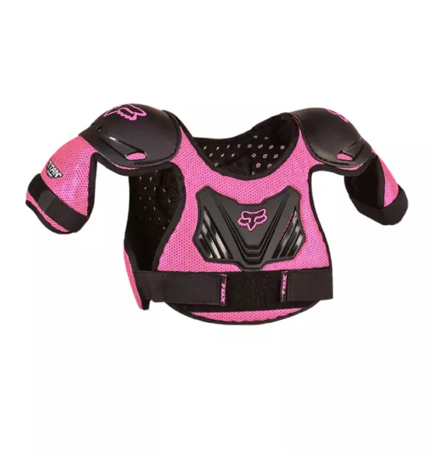 NEW Fox Offroad Motocross Youth Pewee Titan Roost Deflector Chest Protector Pink