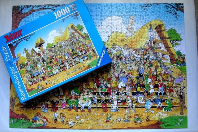 Puzzle 200 Pièces Ravensburger Astérix 'La Tournée Des Plages' - Occasion, Format XXL