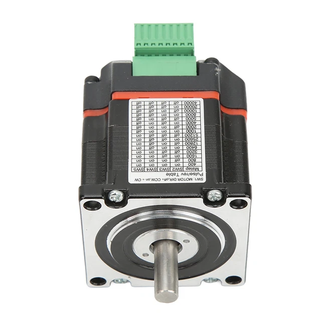 Closed Loop Stepper Motor Aluminum Alloy Servo Motor Noise Reduction 2 In 1