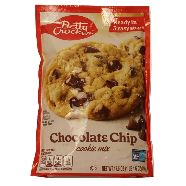 BETTY CROCKER OATMEAL Chocolate Chip Cookie Mix, 17.5 oz 5.24 PicClick