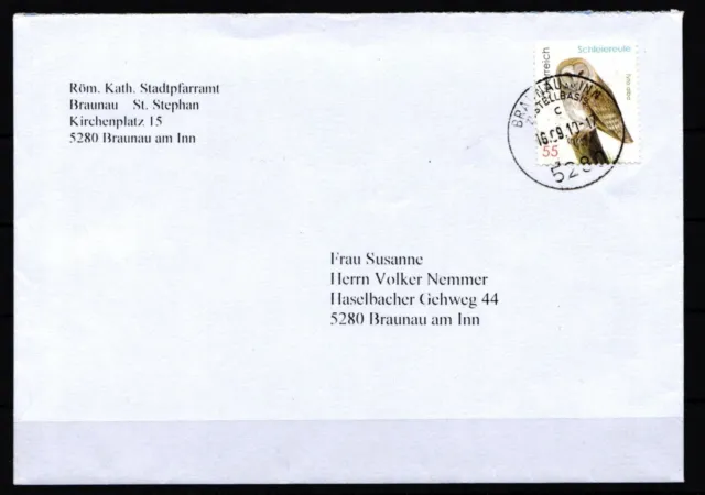 Österreich 2800 gestempelt auf Brief #KJ262