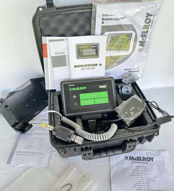 McElroy Datalogger-6 Pipe Fusion Welding Data Logger + 3000psi MDL8082 Probe McElroy Datalogger-6 Pipe Fusion Welding Data Logger + 3000psi MDL8082 Probe