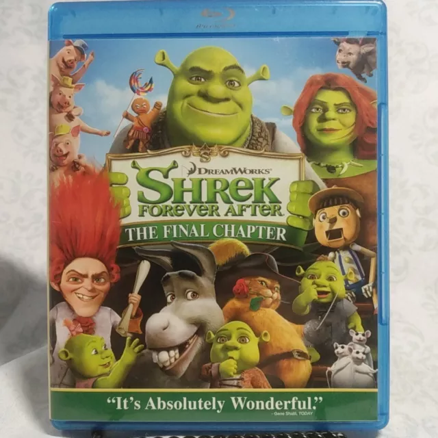 Shrek Forever After (Blu-ray Disc, 2010) Dream Works SWB Combined Shipping