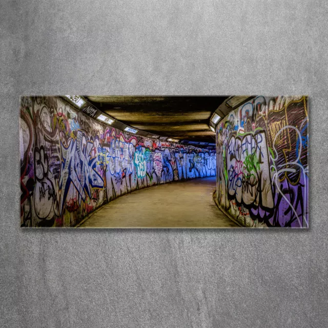 Imagen Pintura De La Pared Decoración Hogar 120x60 Graffiti en el metro