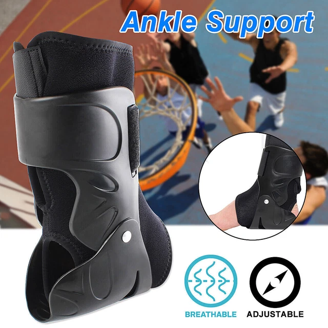 ANKLE HINGED SUPPORT Brace Foot Guard Sprain Injury Pain Stabilizer ...
