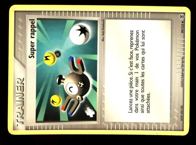 Pokemon Rf & Vf Unco N°  99/112 Super Rappel