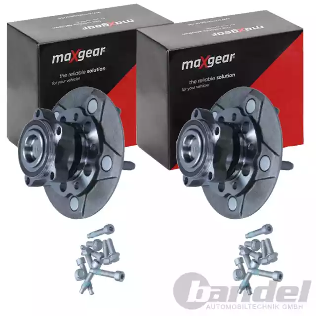 2X Maxgear Radlager-Satz Vorne Passend Für Ford Transit Links+Rechts