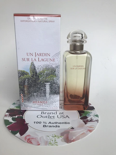 💯Hermes Un Jardin sur la Lagune Eau de Toilette EDT Spray for Women 3.3 oz $139