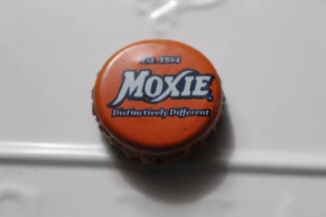 Orange Moxie Soda Bottle Cap Fridge Magnet