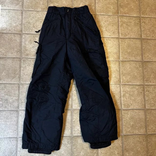 Skigear Youths Small Black Snow Pants