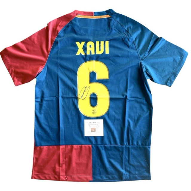 聖*人様 FC Barcelona 11-12 Away XAVI ユニ 2011/12 Barcelona Away Jersey #6 Xavi Hernandez 2XL Nike
