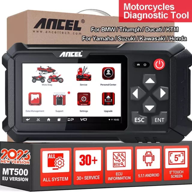 ANCEL MT500 Motorrad Diagnosegerät Profi OBD2 Diagnosegerät Scanner Für BMW KTM