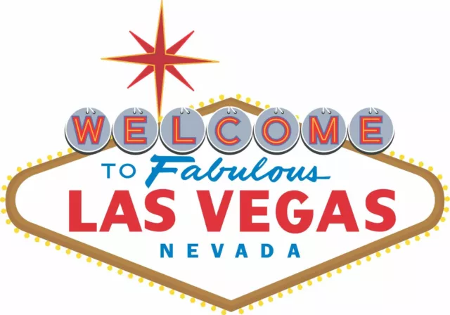 WELCOME TO LAS VEGAS Vinyl Decal, Sticker, Window, Car, Truck, SUV, Toolbox