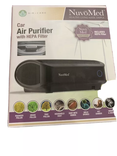 Nuvomed car air purifier on sale with hepa filter