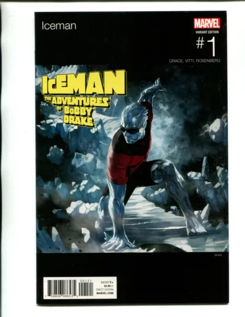 Iceman 1 Nm+(9.6-9.8) W Pgs Hip Hop Variant Cover Marvel 2017! Beautiful!!!!!!!!