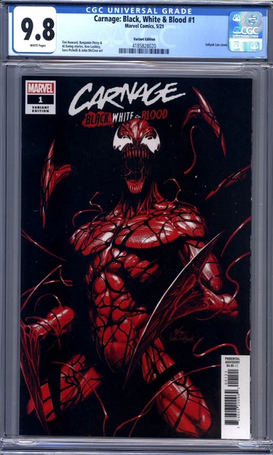 Carnage: Black, White & Blood #1   InHyuk Lee Variant       1st Print  CGC 9.8