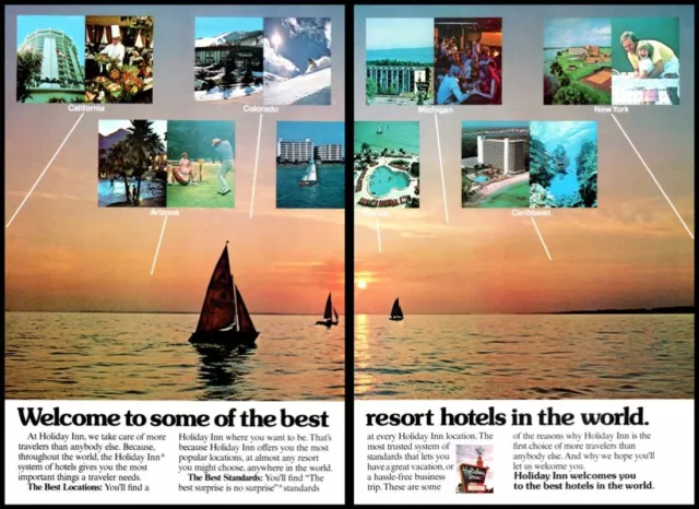 1978 Holiday Inn Welcome To Some Of The Best Resort Hotels Vintage Print Ad