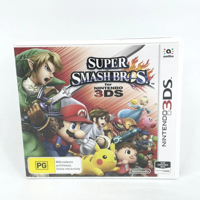 Super Smash Bros Nintendo 3DS 2DS Game Complete