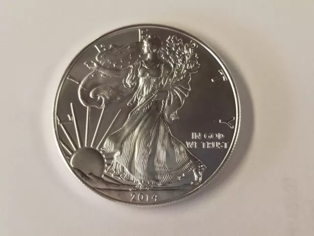 États-Unis monnaie one dollar silver eagle 2014 en argent