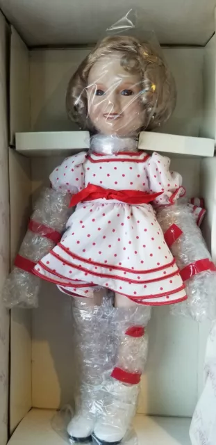 Danbury Mint Shirley Temple “Stand Up And Cheer” DOLLS OF THE SILVER SCREEN 14"
