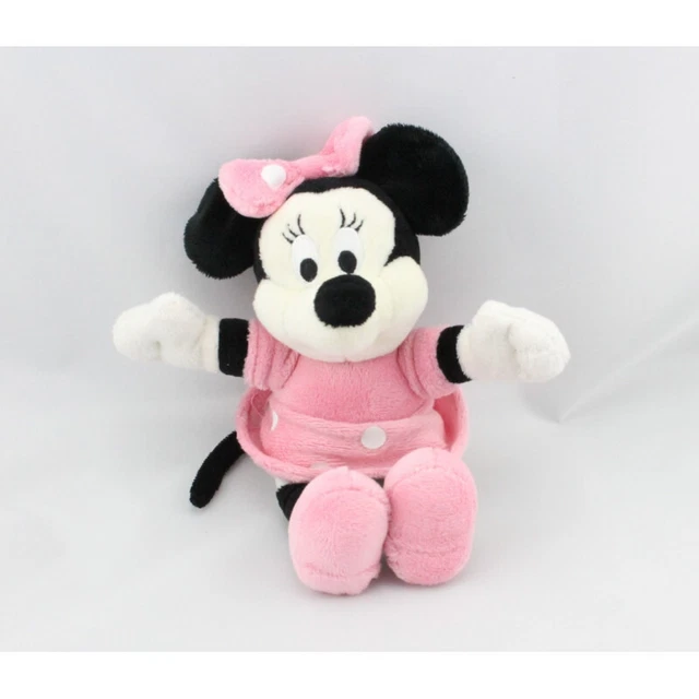 Doudou peluche minnie robe rose DISNEY NICOTOY 18 cm - 16789