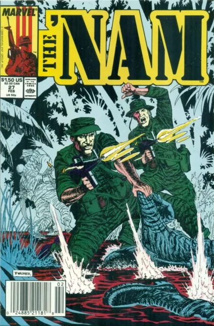 The Nam #27 By Murray Glanzman Wagner Cover Vietnam War POW MIA Marvel 1989