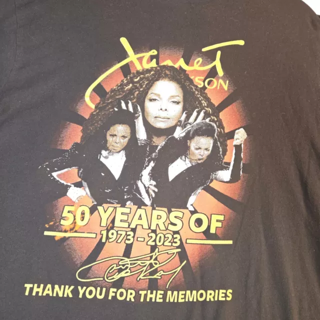 2023 Large Janet Jackson Together Again Concert Tour Shirt Ludacris