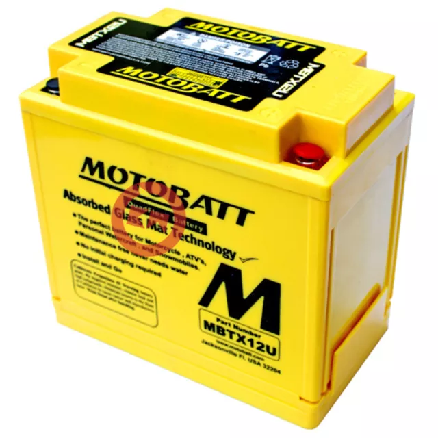 Batteria Motobatt Mbtx12U Sigillata Moto Guzzi V11 Sport 1100 1999-2001