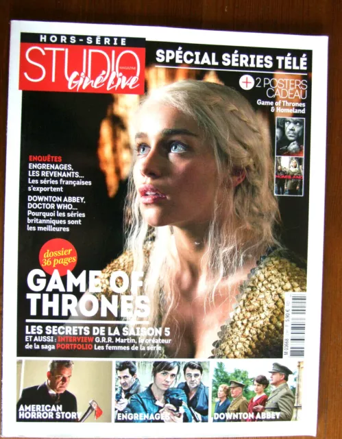 Magazine Studio Cine Live Hors Serie Game Of Thrones Special Series Posters