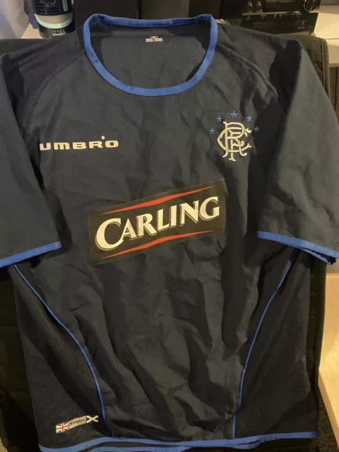 rangers football shirt medium