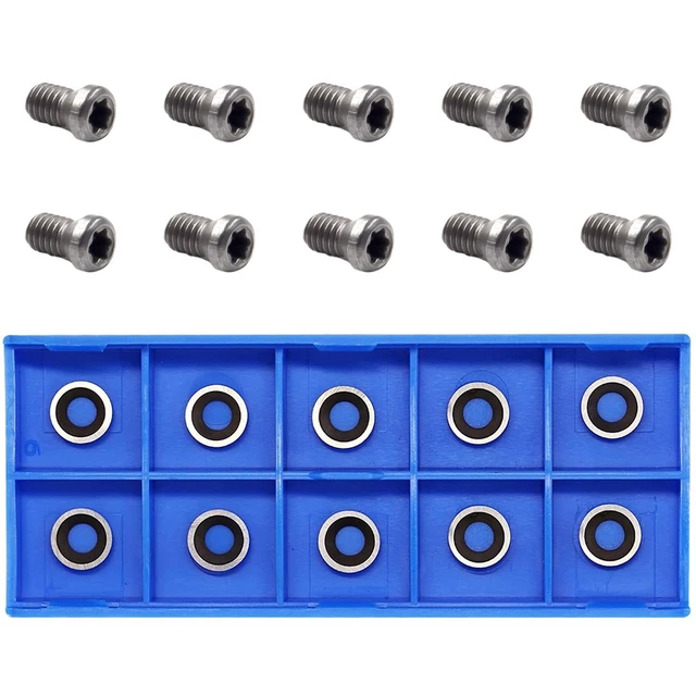 High Performance Carbide Inserts Cutters for Wood Lathe Turning (10pcs)
