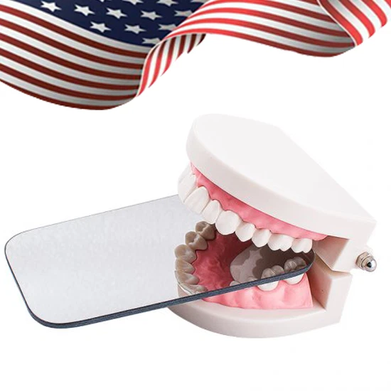 Dental Intraoral Orthodontic Photographic Double-sided Rhodium glass Occlusal US