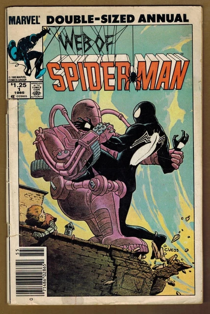 Marvel Comics Web of Spider-Man Annual #1 1985 Newsstand We combine Shipping