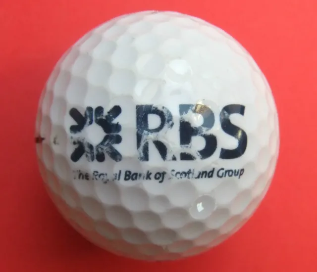 Golfball mit Logo - RBS The Royal Bank of Scotland Group - Open Golf Logoball