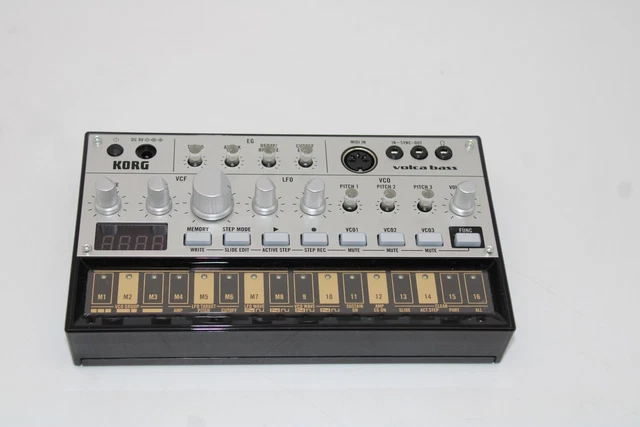 Korg VOLCA-BASS Analog-Synthesizer Schwarz