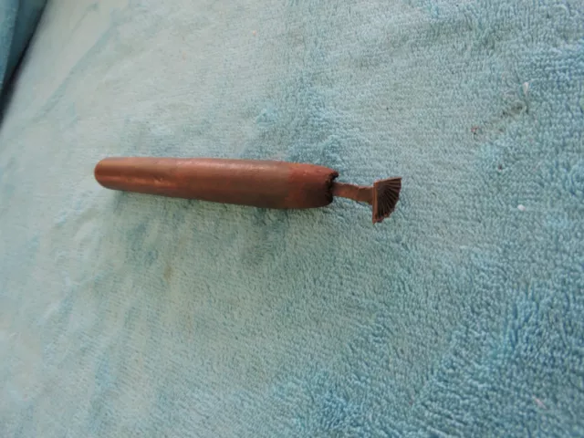 Bookbinding Tool Gold Leaf Decorative Design Leather Vintage Antique.