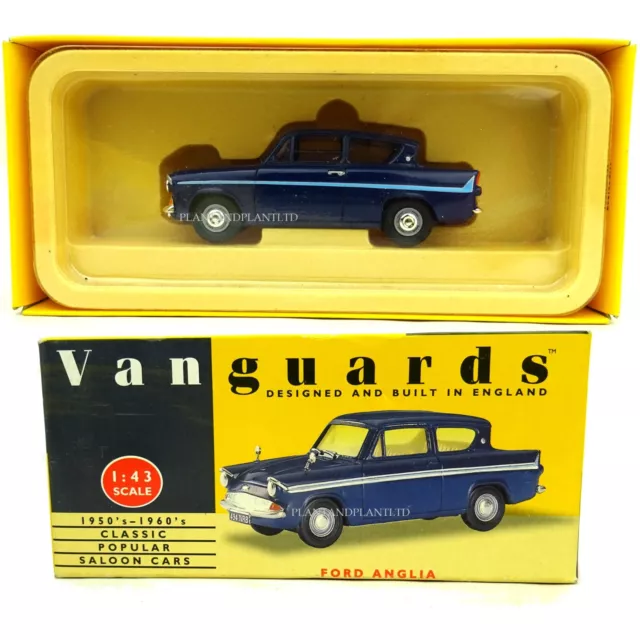 Precision Diecast Replica Vanguards VA1000 Navy Ford Anglia  1:43 Scale