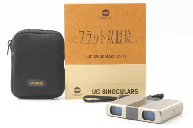 *Near Mint in BOX* MINOLTA UC 8x18 7.5 Ultra Compact Binoculars From JAPAN