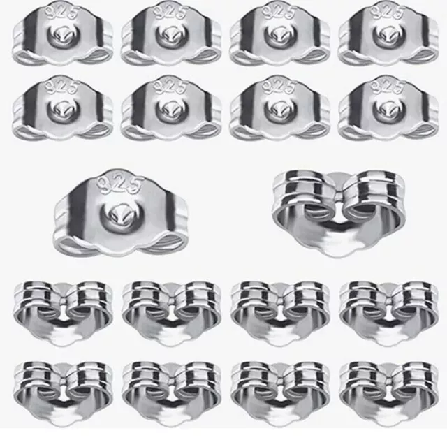 New 925 Sterling Silver Stud Earrings Pack for Women Sets for Men Cubic Zirconia