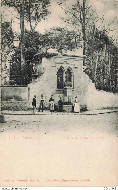 95 - SAINT LEU TAVERNY - S08007 - Fontaine de la Rue de Boissy - L14