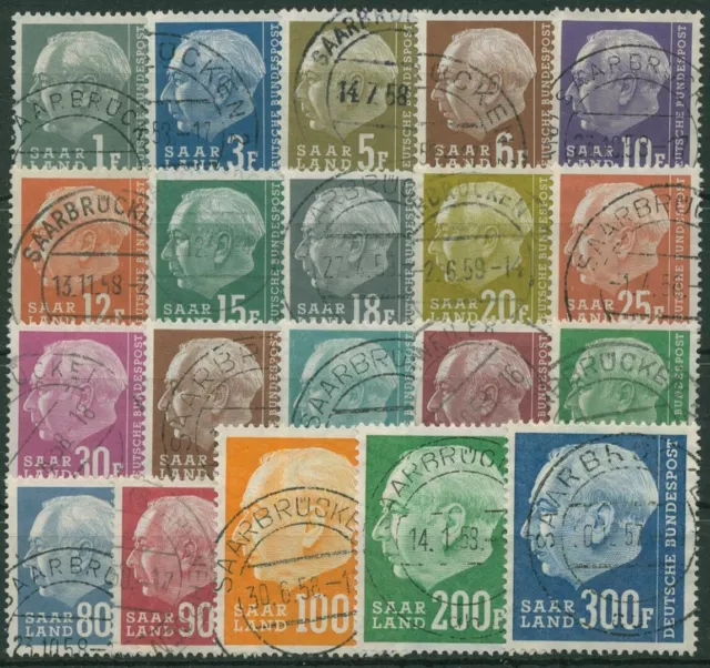 OPD Saarbrücken 1957 Bundespräsident Theodor Heuss 409/28 gestempelt
