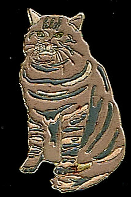 Broche Chat Chartreux - Collection ATLAS - Occasion - Passion Des Chats
