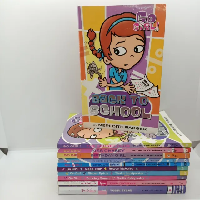 Go Girl! Book Bundle Bulk Lot X 11 Girls Young Reader Chapter Books Angels Two