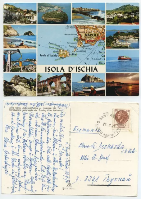 56932 - Isola d'Ischia - Ansichtskarte, gelaufen 25.9.1976